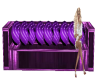 Purple Club Couch