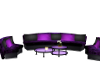 Purple Black Sofa Poses