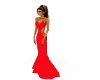 dress long cocktail red
