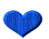 sticker  blue heart