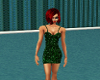 Elegant Green Mini Dress