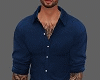 Blue shirt + tattos