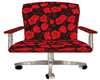 office chair roses