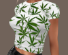 Weed Tee - White/Green