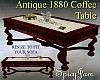 Antique 1880 Coffee Tabl