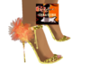 orange pinapple heel