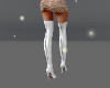 White overknee boots