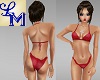 !LM Curvy Red Bikini