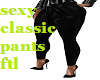 sexy classic black pants