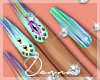 Nails. Retro Barbie