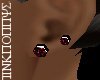 Red Stones Double Studs