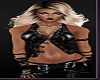 Black Leather Biker Hood Chic