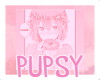 ♥Pups~ Pink/glasstble