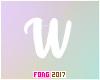 W - Priss Letter White