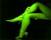 Hot Legs in Neon Green