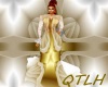 QTLH Gold/Crm Wed Dress