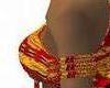 red n gold slave armband