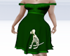 Dead Dog Dress Green whi