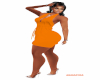 Orange Halter Dress
