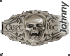 'JZ' Skull III Sticker