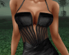 Satin Gown - Black