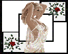 blonde and roses