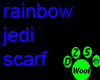 rainbow jedi scarf