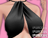 !! Halter Crop Black