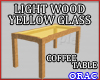 JLW Y Glass Coffee Table