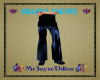 (JD) Blue Fire Pants