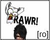 [ro] RAWR head sign