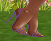 Boho Spring Purple Heels