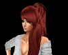 rustic red ponytail