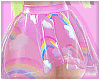 Latex Pink Mini Shorts