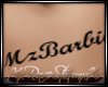 MzBarbie Belly Tattoo