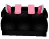 () pink&black couch