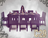 (C29) DINNER TABLE BLK