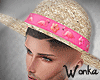 W° Flamingo Straw Hat