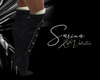 Sarina Black/Silver Boot