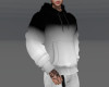 Black White Hoodie M