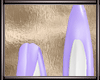 *L*Bunny Ear Lilac/White