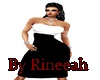 TARA BLK N WHT DRESS