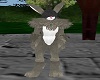 Bunny Paws Gray M V1