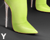 Ankle Sock Boots LIME