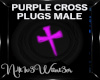 !NW PURPLE CROSS PLUG M