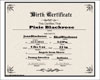 izzy birth certificate