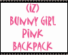 IZ Bunny Backpack Pink