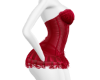 Red flirtatipus dress