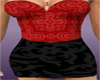 top & miniskirt