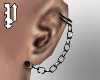 Black Chain Earring